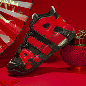 nike耐克官网女鞋2022秋季本命年红色airmax皮蓬气垫鞋休闲运动鞋