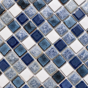 地中海飘窗框边套阳台客厅橱柜复古窑变马赛克陶瓷砖创意玄关地贴