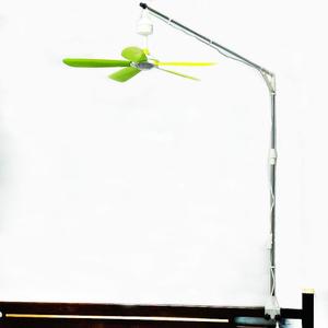 床fib头微风小吊扇专用支架子固定架支撑架电风扇杆伸缩横杆杆子