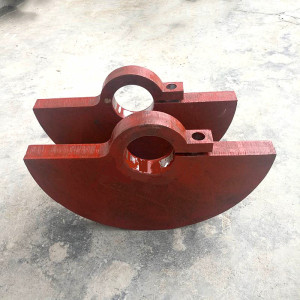 振动筛振动电机马达偏心甩块偏心轮振动铁平衡块配重块甩铁可定制