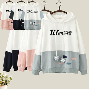 韩都衣舍卫衣女