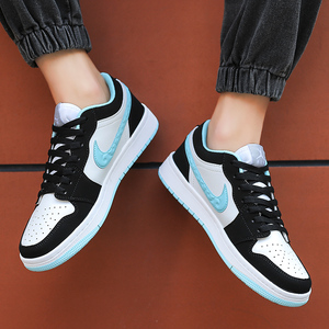 耐克aj正版官男鞋空军一号低帮学生运动板鞋男士鞋子薄荷绿网红
