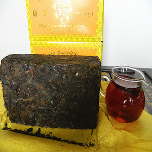 2022新品四川藏茶砖茶500克/盒兄弟友谊康砖茶雅安黑茶普洱类全发