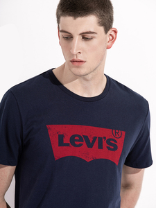 纽约大宝 levi's/李维斯 夏季男女可穿圆领短袖图案休闲百搭t恤