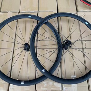 公路车野兽碳刀轮组 公路车圈刹碟刹碳刀轮组