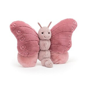 英国jellycat新品碧翠斯粉蝴蝶昆虫毛绒玩具玩偶宝宝安抚公仔礼物