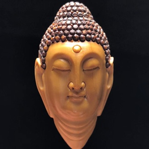 苏州橄榄核雕如来佛头像单籽手把件手机钥匙挂件项链吊坠文玩配饰