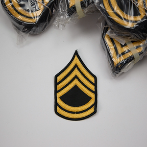 美军公发军版army sgt 1st 一等军士常服臂章