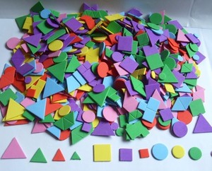 棒棒糖 带胶海绵纸泡沫纸 eva儿童手工立体贴画几何形状贴纸
