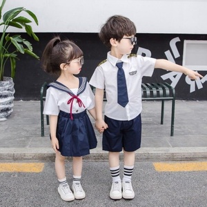 男女童装兄妹装套装龙凤胎双胞胎表演服幼儿学院风姐弟装儿童韩版