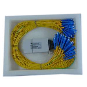 华为 1:64 1分64 sc/upc 分光器 光分路器 盒式sc头 尾纤式分光器