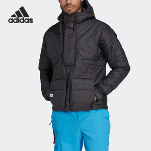 Adidas阿迪达斯冬季新款男子时尚运动休闲保暖夹克棉服外套HE7064