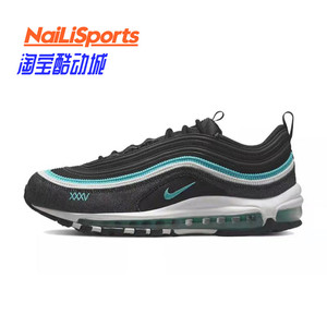 Nike Air Max 97 Sport Turbo正品耐克黑蓝子弹跑步鞋DN1893-001