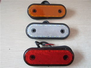 20led超亮挂车货车边灯24v卡车侧边灯示宽灯大巴客车指示灯转向灯