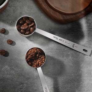 咖啡勺量勺不锈钢咖啡豆勺长柄勺子调料勺果粉勺手冲咖啡粉定量勺