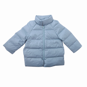 蘑菇灯童装冬季小女童羽绒服半高领女宝宝羽绒外套白鸭绒休闲时尚