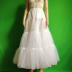 新款无骨裙撑日常长款礼服裙撑软纱裙撑cos lolita裙撑蓬蓬裙包邮