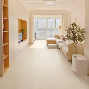 趣所 极简柔光微水泥卫生间瓷砖 客厅奶白地板砖浴室墙砖600x1200