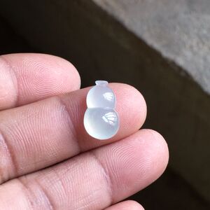 玉石冰种翡翠玉葫芦小吊坠迷你镶嵌手链小件女款天然正品a货儿童