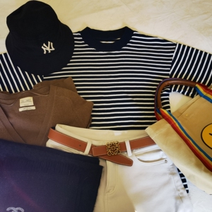 安雅,彩虹,笑脸帆布包