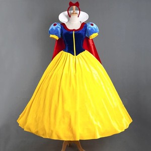 成人白雪公主裙子女连衣裙儿童节表演舞台演出服cosplay服装礼服