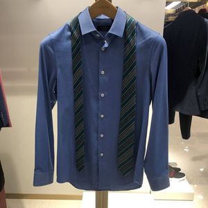 19新款迪莱正品国内代购秋冬季男装羊毛衬衫衬衣1822101050