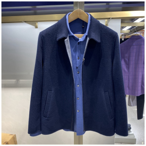 2021新款迪莱v.e.delure专柜正品男装羊毛外套休闲夹克1892163010