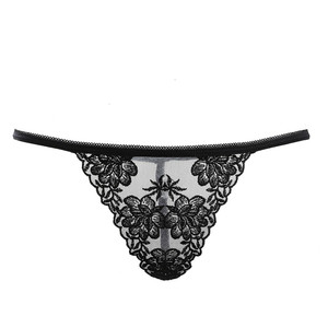 丁字裤一根线内衣透明女性感透视蕾丝隐形内裤