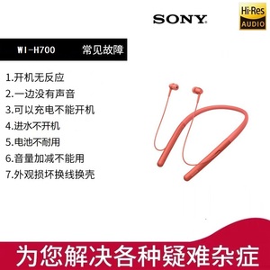 Sony/索尼 WI-H700 入耳式颈挂无线蓝牙耳机挂脖运动耳塞故障维修