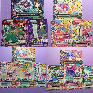 偶像活动偶活学园大陆台机卡片高分热门带头饰小套装