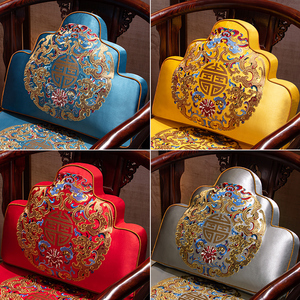 新中式现代抱枕套含芯刺绣花沙发靠背垫腰枕靠枕床头大号古典靠包