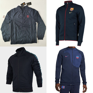 【欢欢正品】正版巴萨巴塞罗那新款球迷男式运动休闲夹克外套
