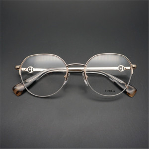 行货质保furla芙拉 纯钛眼镜框女大框韩版光学架 vfu358