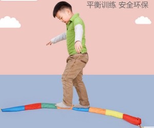幼儿园早教儿童感统训练器材平衡蛇健身独木桥平衡木体育玩具室内