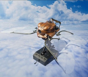 万代 宫崎骏 天空之城 laputa 扑翼机 飞行器 flaptter 模型手办