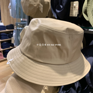 日本代购无印良品 muji 渔夫帽 平顶帽 帽子 防紫