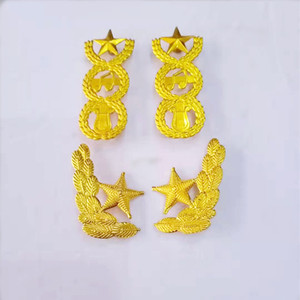 乐队肩章肩花领花锣鼓管乐军鼓服装装饰配饰配件金属标志乐团肩牌