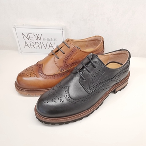 bata/巴塔2021秋女鞋国内正品代购英伦风布洛克系带单皮鞋ake02