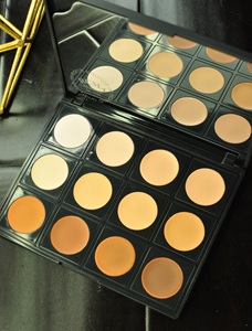 预-定| rcma vincent kehoe pro 16色vk专业粉底遮瑕盘调色彩妆盘