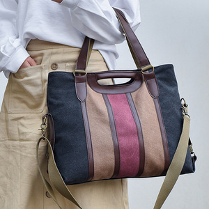 帆布包布包复古女包帆布拎包单肩包大容量包包休闲斜挎大包手提包