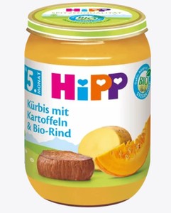 德国 Hipp喜宝 有机南瓜土豆牛肉泥 190G 5个月