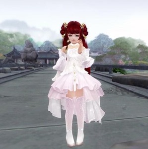 剑网3剑三剑网三外观粉公主公举桃花流水情悦