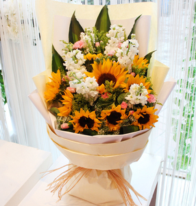 生日鲜花向日葵花束礼盒同城速递宁波杭州上海温州嘉兴鲜花店全国