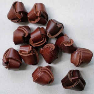 德国jim深棕色皮编织结立体纽扣25mm一颗价格