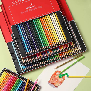 乔尔乔内彩色铅笔套装油性铁盒120色彩铅美术画笔画画专用彩色笔