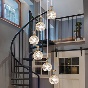 楼梯吊灯长吊灯金色