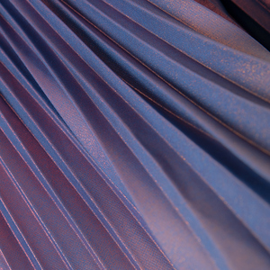 流光溢彩渐变百褶裙 蓝紫红渐变面料 高腰显瘦松紧腰中长裙a字裙