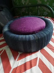 包邮废旧轮胎创意沙发儿童书房座椅客厅甜品店绘本馆牛仔凳子椅子