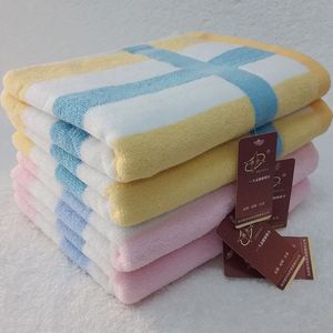 振宇6056纯棉生态健康澡巾 大彩条150克90*40cm运动毛巾洗澡巾