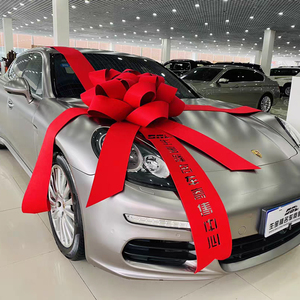 车展新车提车交车仪式大红花球4s店展厅装饰汽车大蝴蝶结展车布置